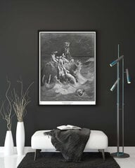 Plakatas Senovinė iliustracija, 59x84 cm (A1), Wolf Kult kaina ir informacija | Reprodukcijos, paveikslai | pigu.lt