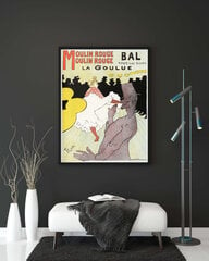 Plakatas Moulin Rouge, Henri de Toulouse-Lautrec, 59x84 cm (A1), Wolf Kult kaina ir informacija | Reprodukcijos, paveikslai | pigu.lt