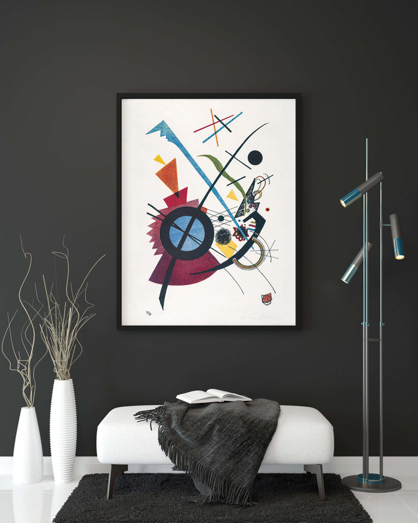 Plakatas Abstrakcija, Wassily Kandinsky, 59x84 cm (A1), Wolf Kult цена и информация | Reprodukcijos, paveikslai | pigu.lt