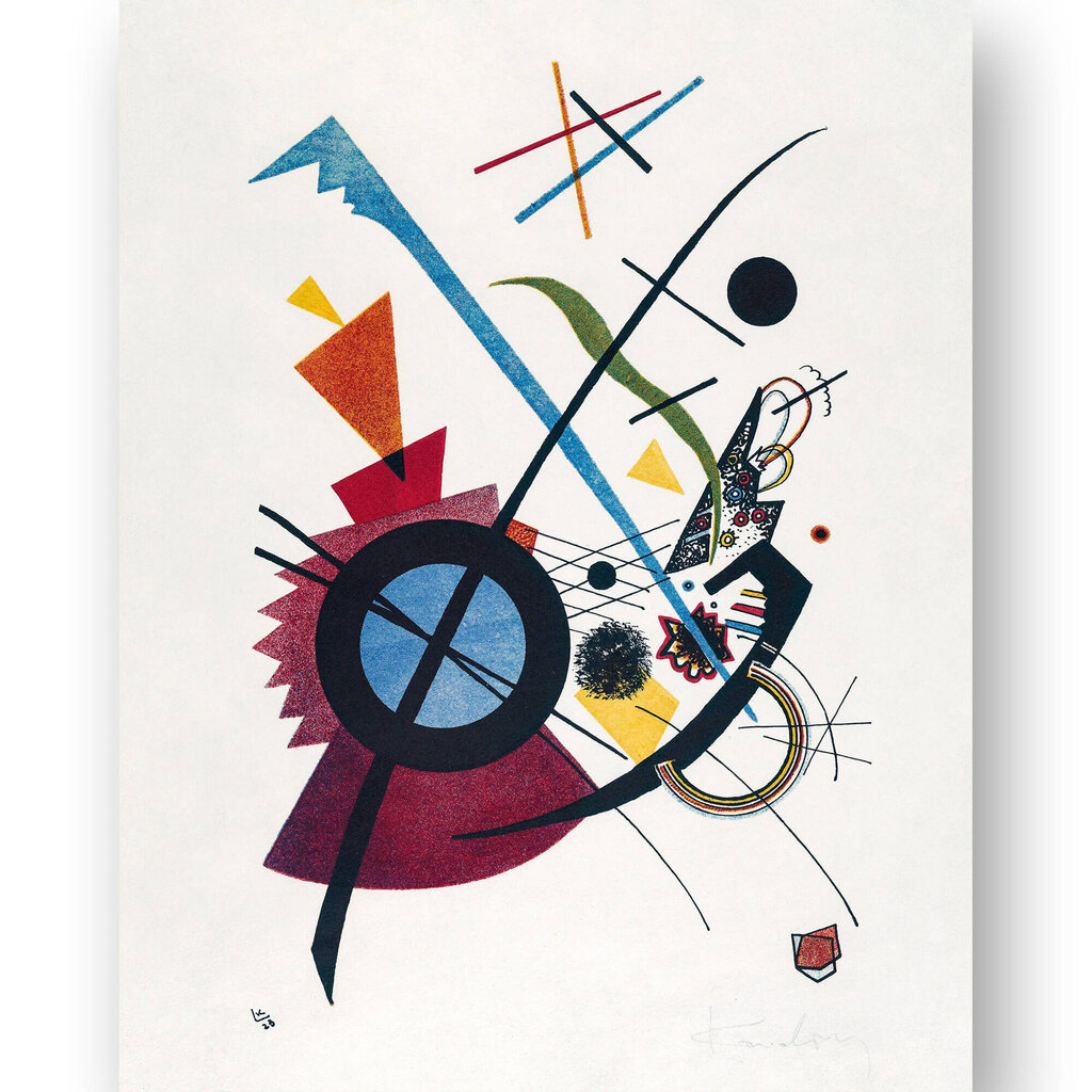 Plakatas Abstrakcija, Wassily Kandinsky, 59x84 cm (A1), Wolf Kult цена и информация | Reprodukcijos, paveikslai | pigu.lt
