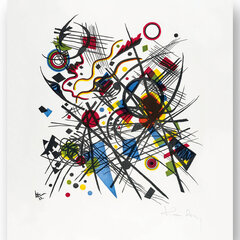 Plakatas Abstrakcija II, Wassily Kandinsky, 59x84 cm (A1), Wolf Kult kaina ir informacija | Reprodukcijos, paveikslai | pigu.lt