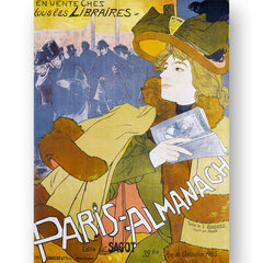 Plakatas Paris-Almanach, 59x84 cm (A1), Wolf Kult kaina ir informacija | Reprodukcijos, paveikslai | pigu.lt