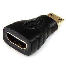HDMI FEMALE TO MINI HDMI MALE ADAPTER цена и информация | Adapteriai, USB šakotuvai | pigu.lt