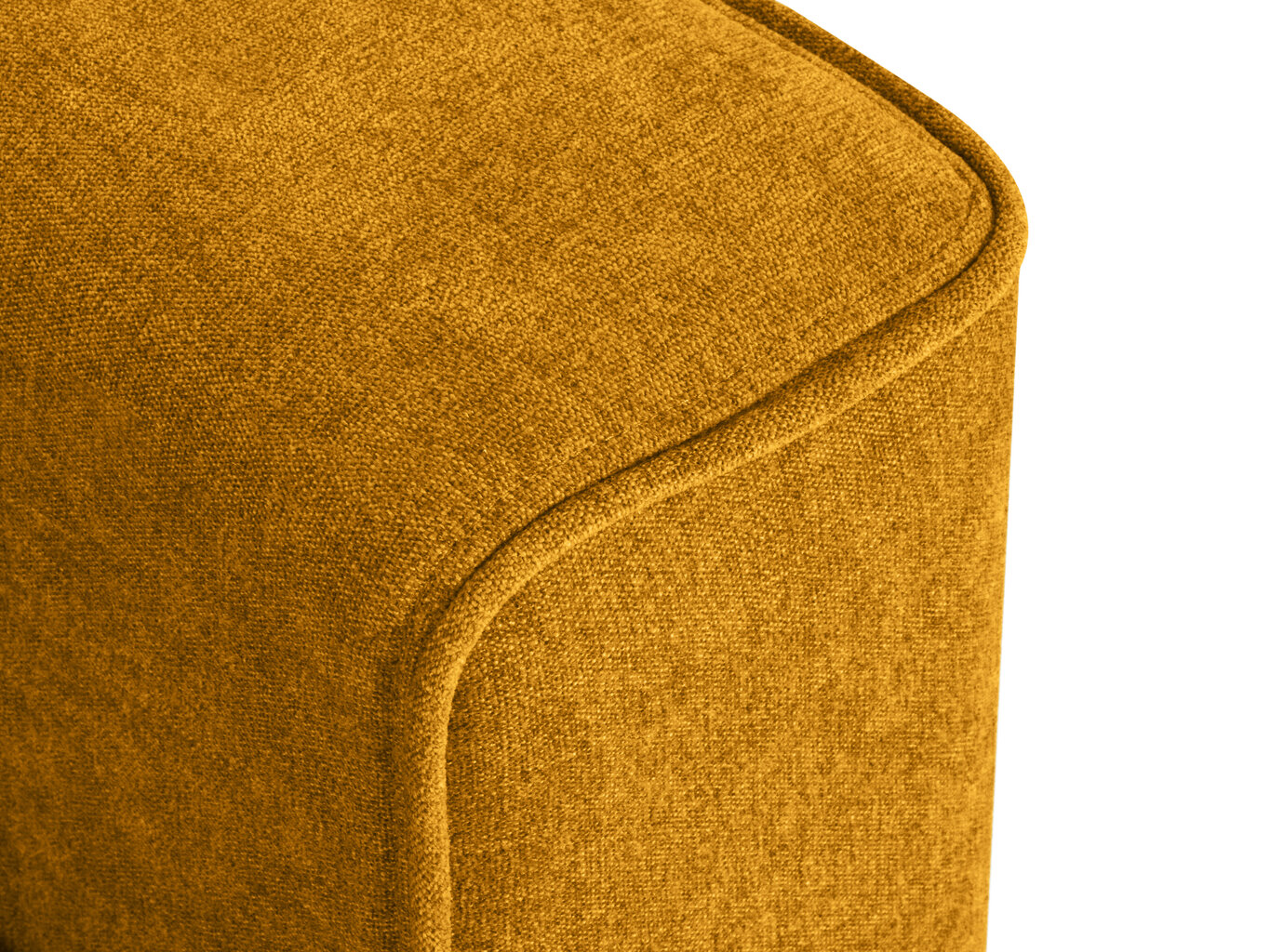 Trivietė sofa Micadoni Home Dunas, geltona/auksinės spalvos цена и информация | Sofos | pigu.lt