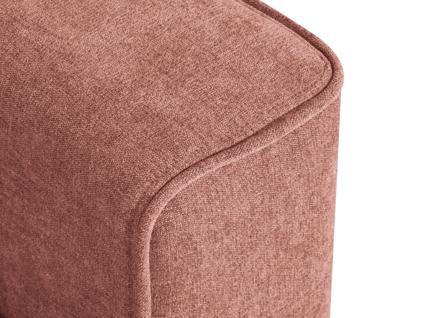 Trivietė sofa Micadoni Home Dunas, rožinė/auksinės spalvos kaina ir informacija | Sofos | pigu.lt