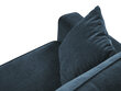 Trivietė sofa Micadoni Home Dunas, tamsiai mėlyna/auksinės spalvos kaina ir informacija | Sofos | pigu.lt