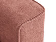 Trivietė sofa Micadoni Home Dunas, rožinė/juoda kaina ir informacija | Sofos | pigu.lt