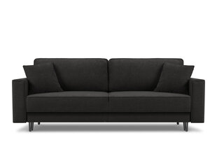 Trivietė sofa Micadoni Home Dunas, juoda kaina ir informacija | Sofos | pigu.lt