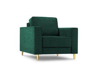 Fotelis Micadoni Home Dunas, žalias/auksinės spalvos kaina ir informacija | Svetainės foteliai | pigu.lt