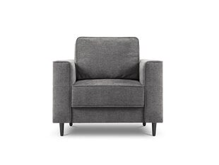Fotelis Micadoni Home Dunas, pilkas/juodas kaina ir informacija | Svetainės foteliai | pigu.lt