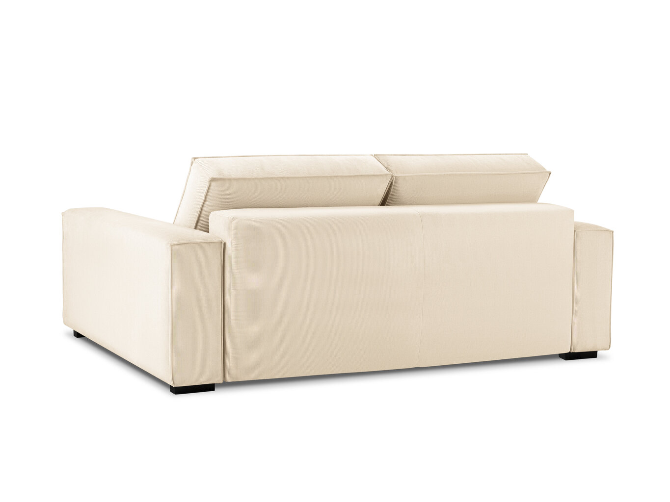 Trivietė sofa Micadoni Home Eveline, smėlio spalvos kaina ir informacija | Sofos | pigu.lt