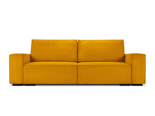 Trivietė sofa Micadoni Home Eveline, geltona kaina ir informacija | Sofos | pigu.lt