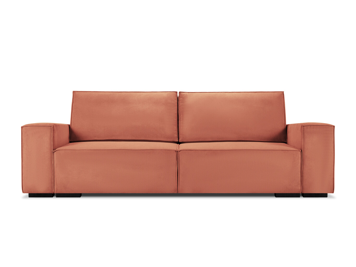 Trivietė sofa Micadoni Home Eveline, rožinė цена и информация | Sofos | pigu.lt