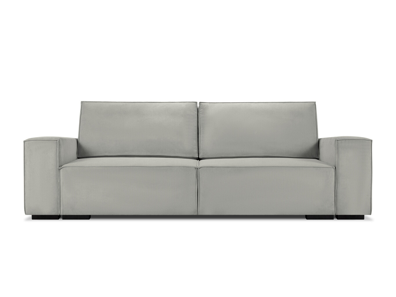 Trivietė sofa Micadoni Home Eveline, šviesiai pilka цена и информация | Sofos | pigu.lt