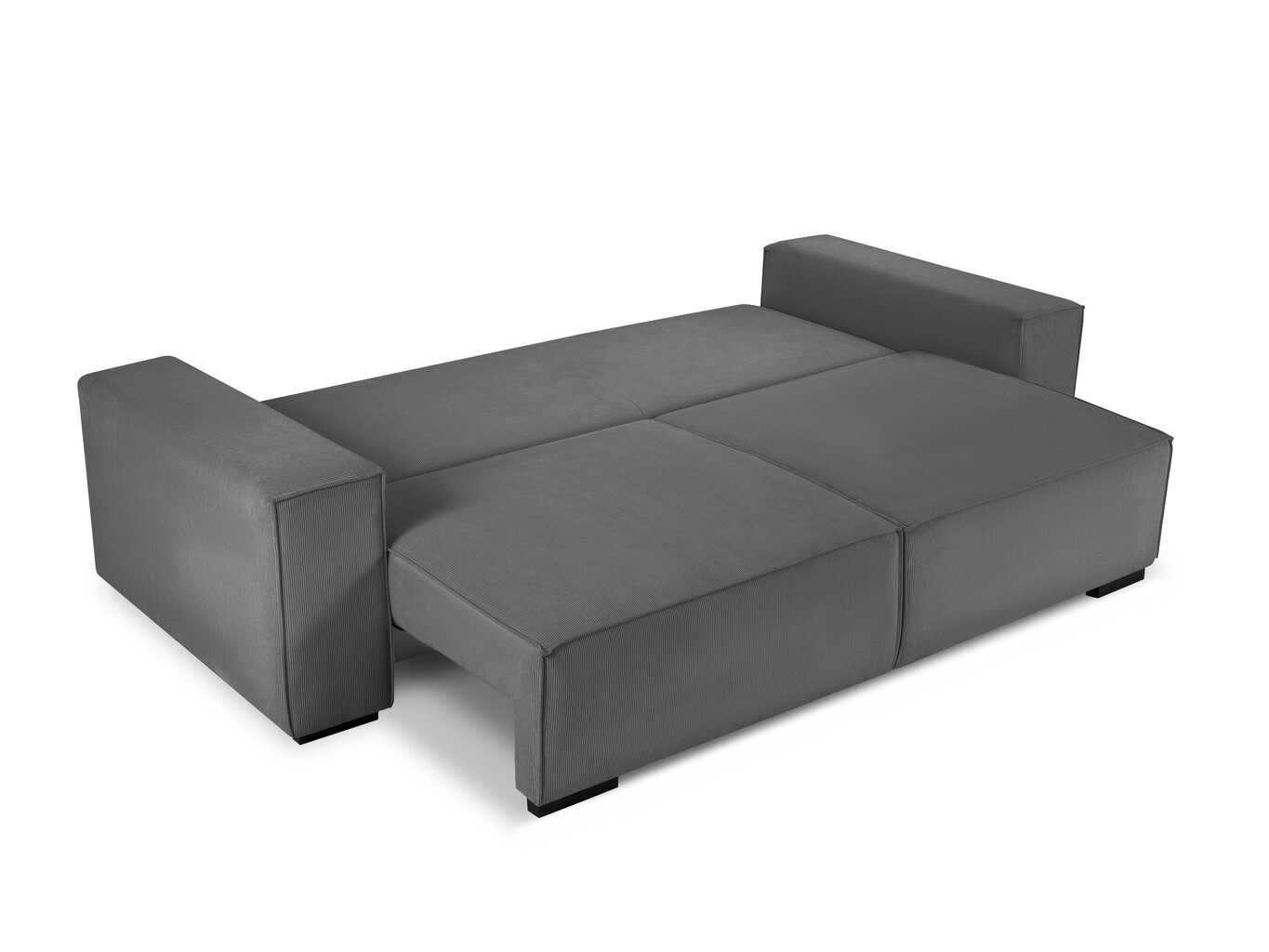 Trivietė sofa Micadoni Home Eveline, pilka kaina ir informacija | Sofos | pigu.lt