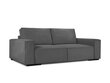 Trivietė sofa Micadoni Home Eveline, pilka kaina ir informacija | Sofos | pigu.lt