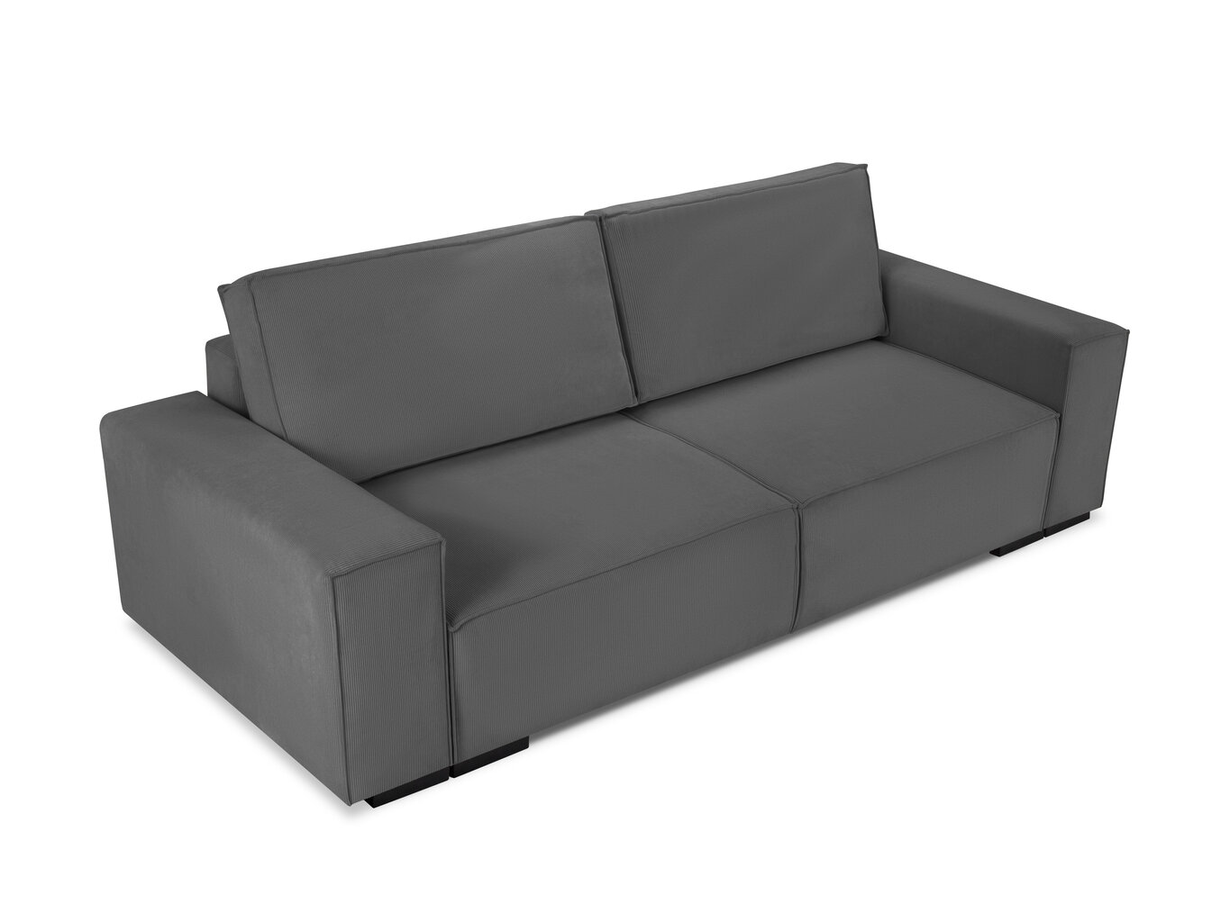 Trivietė sofa Micadoni Home Eveline, pilka kaina ir informacija | Sofos | pigu.lt