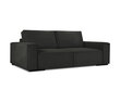 Trivietė sofa Micadoni Home Eveline, juoda kaina ir informacija | Sofos | pigu.lt