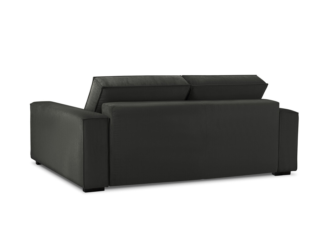 Trivietė sofa Micadoni Home Eveline, juoda kaina ir informacija | Sofos | pigu.lt