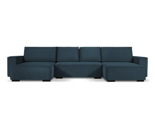 Универсальный мягкий уголок Micadoni Home Eveline 6S, темно-синий цена и информация | Угловые диваны | pigu.lt