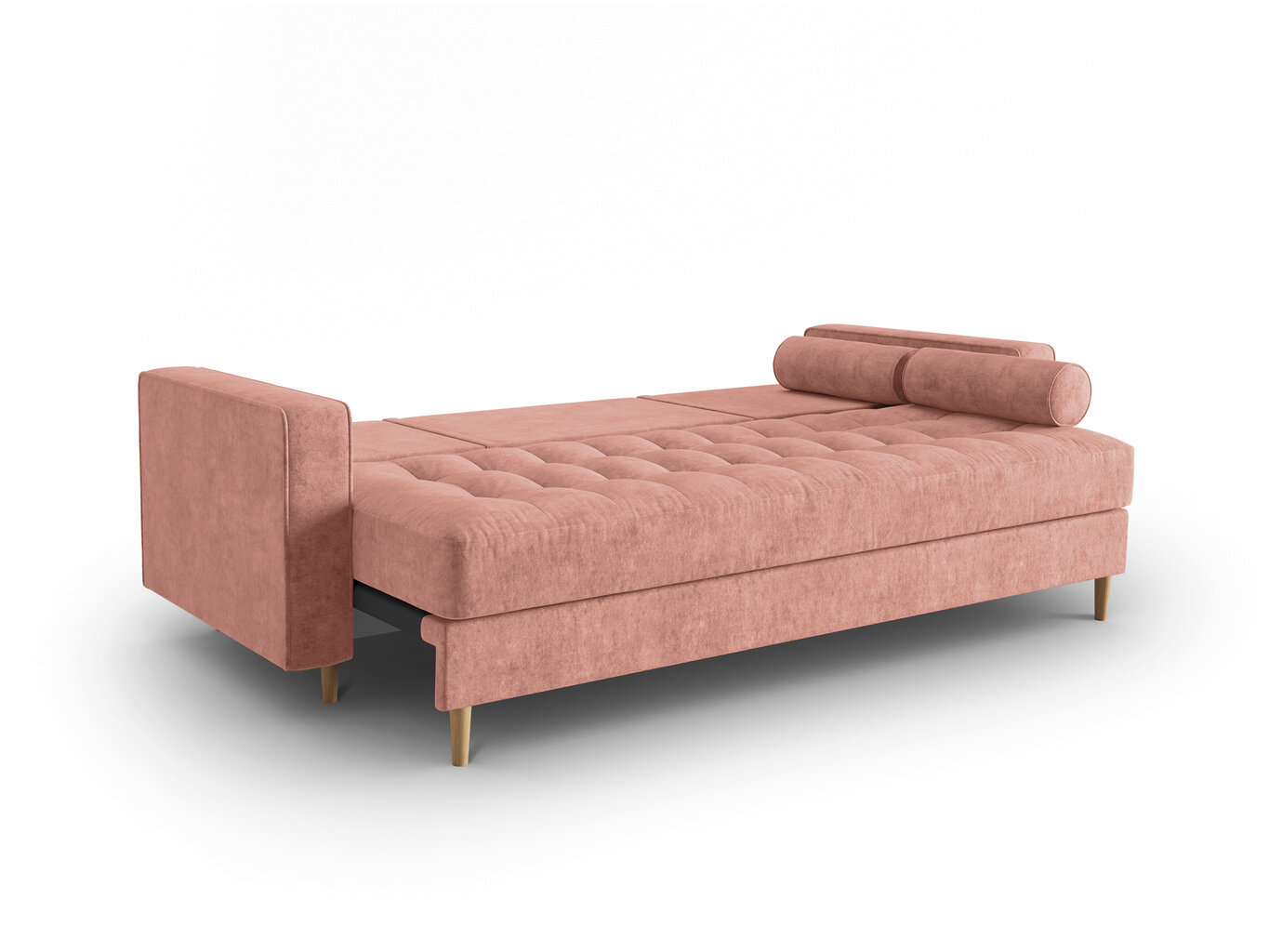 Trivietė sofa Micadoni Home Gobi, rožinė kaina ir informacija | Sofos | pigu.lt