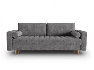 Trivietė sofa Micadoni Home Gobi, pilka kaina ir informacija | Sofos | pigu.lt