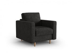 Fotelis Micadoni Home Gobi, juodas kaina ir informacija | Svetainės foteliai | pigu.lt
