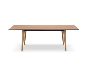 Išskleidžiamas stalas Micadoni Home Gran, 120x80 cm, rudas kaina ir informacija | Virtuvės ir valgomojo stalai, staliukai | pigu.lt