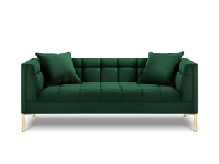 Dvivietė veliūrinė sofa Micadoni Home Karoo, žalia kaina ir informacija | Sofos | pigu.lt