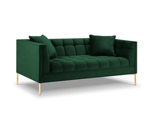 Dvivietė veliūrinė sofa Micadoni Home Karoo, žalia kaina ir informacija | Sofos | pigu.lt