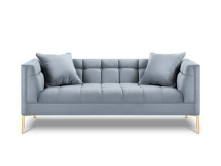 Dvivietė veliūrinė sofa Micadoni Home Karoo, šviesiai mėlyna kaina ir informacija | Sofos | pigu.lt