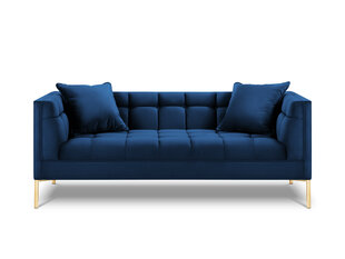 Dvivietė veliūrinė sofa Micadoni Home Karoo, mėlyna kaina ir informacija | Sofos | pigu.lt
