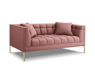 Dvivietė sofa Micadoni Home Karoo, rožinė kaina ir informacija | Sofos | pigu.lt