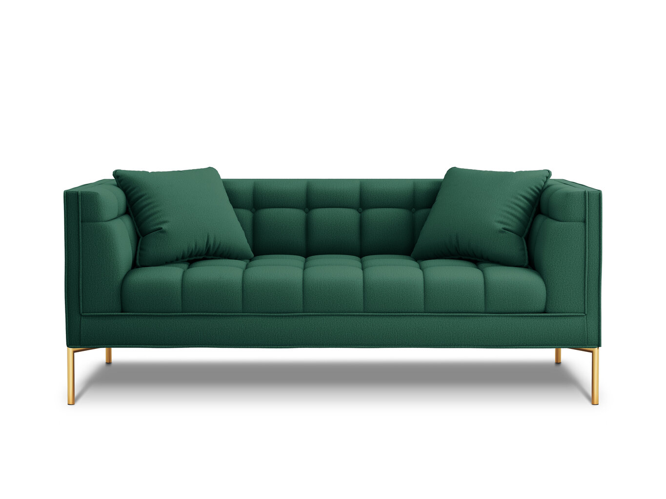 Dvivietė sofa Micadoni Home Karoo, žalia kaina ir informacija | Sofos | pigu.lt