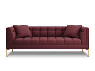 Trivietė sofa Micadoni Home Karoo, tamsiai raudona kaina ir informacija | Sofos | pigu.lt