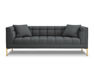 Trivietė sofa Micadoni Home Karoo, tamsiai pilka kaina ir informacija | Sofos | pigu.lt