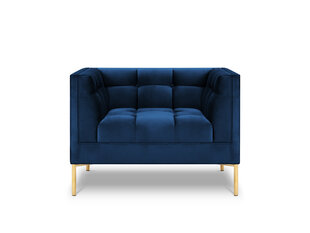 Fotelis veliūrinis Micadoni Home Karoo, mėlynas kaina ir informacija | Svetainės foteliai | pigu.lt