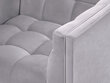 Fotelis veliūrinis Micadoni Home Karoo, sidabrinės spalvos kaina ir informacija | Svetainės foteliai | pigu.lt