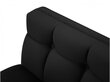 Fotelis veliūrinis Micadoni Home Karoo, juodas kaina ir informacija | Svetainės foteliai | pigu.lt