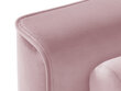 Universalus minkštas kampas Micadoni Home Leona, rožinis/juodas цена и информация | Minkšti kampai | pigu.lt