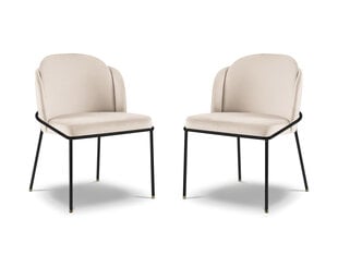 Комплект из 2 стульев Micadoni Home Limmen, бежевый цена и информация | Стулья для кухни и столовой | pigu.lt