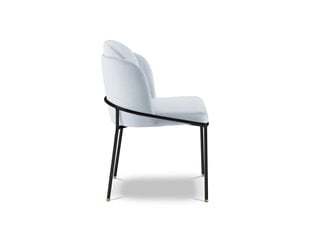 2-jų kėdžių komplektas Micadoni Home Limmen, šviesiai mėlynas kaina ir informacija | Virtuvės ir valgomojo kėdės | pigu.lt