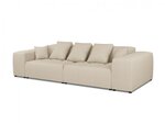 Trivietė sofa Micadoni Home Margo, smėlio spalvos