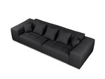 Trivietė sofa Micadoni Home Margo, juoda