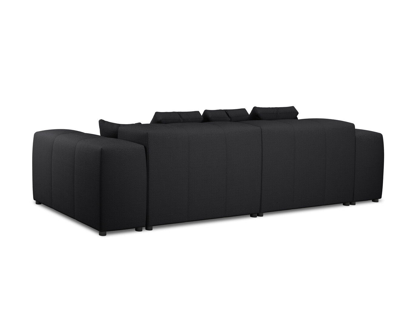 Trivietė sofa Micadoni Home Margo, juoda kaina ir informacija | Sofos | pigu.lt