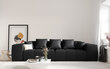 Trivietė sofa Micadoni Home Margo, juoda kaina ir informacija | Sofos | pigu.lt