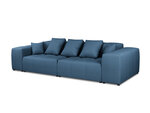 Trivietė sofa Micadoni Home Margo, tamsiai mėlyna