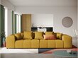 Trivietė sofa Micadoni Home Margo, geltona kaina ir informacija | Sofos | pigu.lt