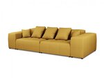 Trivietė sofa Micadoni Home Margo, geltona