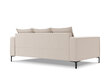 Trivietė sofa Micadoni Home Marram, šviesios smėlio spalvos/juoda цена и информация | Sofos | pigu.lt